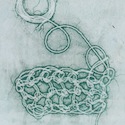 Handmade prints of knitting samples by Amy Holroyd