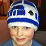 R2D2 intarsia hat