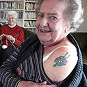Senior Knitting Tattoo